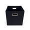 John Louis Home Fabric Bins, Canvas, Black, 11 in W BIN-C-C09 - alternate 5